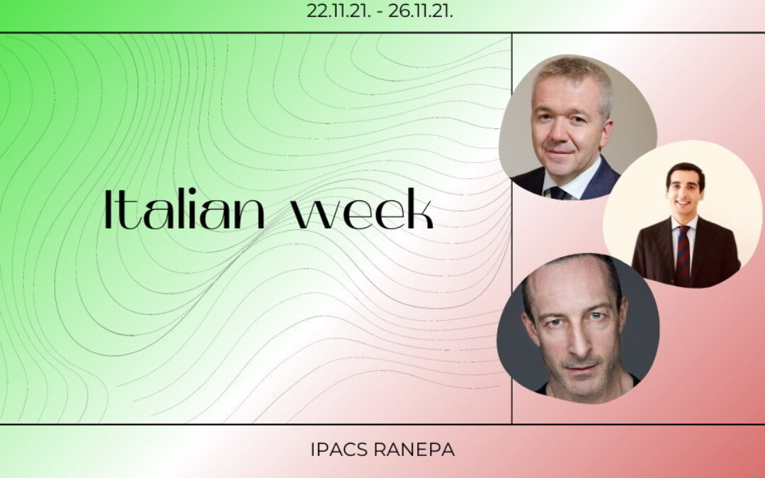 The «Italian Week» at the IPACS of the RANEPA