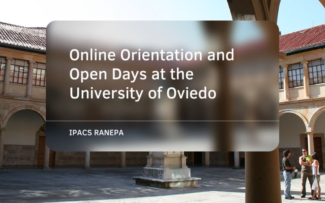 Online Orientation and Open Days at the University of Oviedo